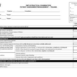 Emt trauma patient assessment scenarios