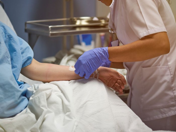 A nurse is planning to insert a peripheral iv catheter